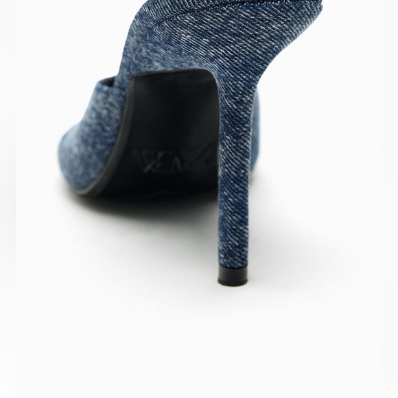 ZARA Bezakli Denim Sandals shoes